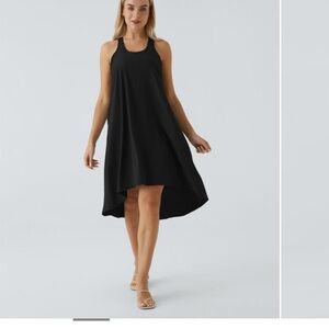 Halara Women's Black razorback, quick dry Dress